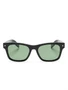 Prada Eyewear солнцезащитные очки в квадратной оправе, черный 15669909