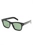 Prada Eyewear солнцезащитные очки в квадратной оправе, черный 15669909