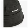 Хлопковая панама le bob gadjo с металлизированной бляшкой Jacquemus, черный 9290391