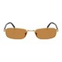 PRADA Прямоугольные солнцезащитные очки в оправе, Black 28008225