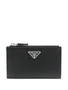 Кошелек с логотипом Prada, черный 11654937