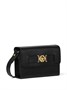 Сумка кросс-боди Versace Medusa Biggie с металлическим декором, черный 15744212
