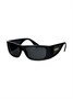 Солнцезащитные очки с логотипом Versace Eyewear, черный 18048708