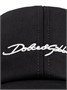 Dolce & Gabbana хлопковая бейсболка с аппликацией логотипа, черный 15687703