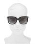Квадратные солнцезащитные очки, 57 мм Gucci, цвет Black 6761809