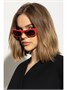 Jacquemus солнцезащитные очки-капри, красный 15693065