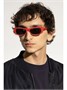 Jacquemus солнцезащитные очки-капри, красный 15693065