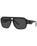 Мужские солнцезащитные очки с низкой перемычкой, dg4403f low bridge fit 58 Dolce & Gabbana, черный 750184