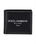 Складной кожаный кошелек с логотипом Dolce & Gabbana, черный 12396076