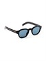 Prada Eyewear солнцезащитные очки в квадратной оправе с логотипом, черный 15670014