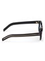 Prada Eyewear солнцезащитные очки в квадратной оправе с логотипом, черный 15670014