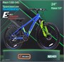 Подростковый велосипед Rush Hour 24" NX 405 DISC ST синий , рама 13" (7 скоростей) 4145165
