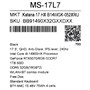 17.3" Ноутбук MSI Katana 17 HX B14WGK-052XRU черный 5629066