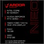 15.6" Ноутбук ARDOR GAMING NEO N15-I5ND411 черный 9126367