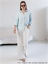 Блузка с широкими манжетами из вискозы с лиоцеллом D29.346