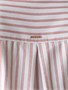 Укороченная блузка с рукавами буфами и с кулиской по низу из хлопка D29.312