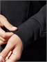 Джемпер с воротом на молнии из петельчатого  футера трехнитки с эластаном D49.130