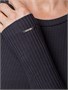 Джемпер из трикотажа в широкий рубчик D49.106
