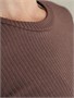 Джемпер из трикотажа в широкий рубчик D49.106