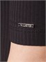 Джемпер из трикотажа в широкий рубчик D49.107