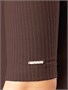 Футболка из трикотажа в широкий рубчик D49.105