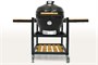 Керамический гриль-барбекю CFG CHEF, 61 см/24 дюйма (черный) 628068687
