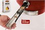 Керамический гриль-барбекю CFG CHEF, 61 см/24 дюйма (красный) 628077105