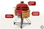 Керамический гриль Start Grill PRO, 61 см / 24 дюйма (красный) 479485855