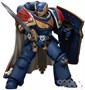 Фигурка JoyToy. Space Marine 2: Ultramarines Victrix Honour Guard with Storm Shield And Power Sword 192672