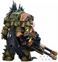 Фигурка JoyToy. Warhammer 40,000: Death Guard Blightlord Terminator 1 with Reaper Autocannon and Bubotic Blades 192677