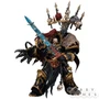 Фигурка JoyToy. Warhammer 40,000: Black Legion Abaddon the Despoiler with Drach'nyen and the Talon of Horus 756568