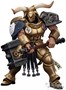 Фигурка JoyToy. Warhammer Age of Sigmar: Stormcast Eternals The Blacktalons Rostus Oxenhammer 190411