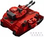 Фигурка JoyToy. Warhammer 40,000: Blood Angels Predator Annihilator with Twin Lascannons 192685