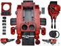 Фигурка JoyToy. Warhammer 40,000: Blood Angels Predator Annihilator with Twin Lascannons 192685