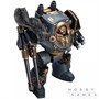 Фигурка JoyToy. Warhammer 30,000: Space Wolves Contemptor Dreadnought with Gravis Bolt Cannon 148202