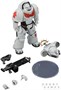 Фигурка JoyToy. Space Marine 2: Game Edition White Scars Heavy Intercessor with Heavy Bolt Rifle and Bolt Pistol 756581