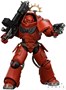 Фигурка JoyToy. Space Marine 2: Game Edition Blood Angels Heavy Intercessor with Heavy Bolt Rifle and Bolt Pistol 756578