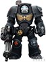 Фигурка JoyToy. Warhammer 40,000: Black Templars Terminator 3 with Power Fist and Assault Cannon 756575