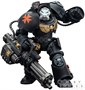 Фигурка JoyToy. Warhammer 40,000: Black Templars Terminator 3 with Power Fist and Assault Cannon 756575