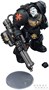 Фигурка JoyToy. Warhammer 40,000: Black Templars Terminator 3 with Power Fist and Assault Cannon 756575