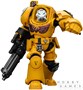 Фигурка JoyToy. Warhammer 40,000: Imperial Fists Terminator 3 with Power Fist and Assault Cannon 756587