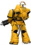Фигурка JoyToy. Space Marine 2: Game Edition Imperial Fists Heavy Intercessor with Heavy Bolt Rifle and Bolt Pistol 756577