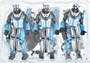 Фигурка JoyToy. Infinity: PanOceania Teutonic Knights 102386