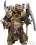 Фигурка JoyToy. Warhammer 40,000: Death Guard Deathshroud Terminator Champion with Manreaper and Plaguespurter Gauntlets 192679