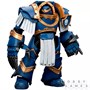 Фигурка JoyToy. Warhammer 30,000: Ultramarines Cataphractii Terminator Squad Terminator with Lightning Claws 153981