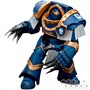 Фигурка JoyToy. Warhammer 30,000: Ultramarines Cataphractii Terminator Squad Terminator with Lightning Claws 153981