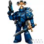 Фигурка JoyToy. Warhammer 30,000: Ultramarines MK VI Tactical Squad Sergeant with Plasma Pistol and Power Sword 153979