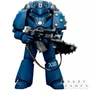 Фигурка JoyToy. Warhammer 30,000: Ultramarines MK VI Tactical Squad Legionary with Bolter & Chainblade 153978