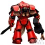 Фигурка JoyToy. Warhammer 30,000: Blood Angels Crimson Paladins Squad Crimson Paladin with Iliastus Assault Cannon 153960