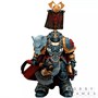 Фигурка JoyToy. Warhammer 30,000: Space Wolves Legion Praetor with Power Axe and Combat Shield 153957